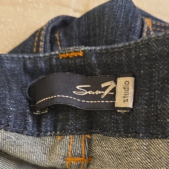 Seven7 Blue Straight Leg Jeans Classic Denim - Picture 2 of 12